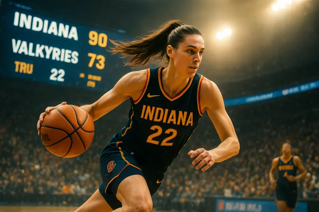 Clark cleared to play against Valkyries despite persistent back complaint