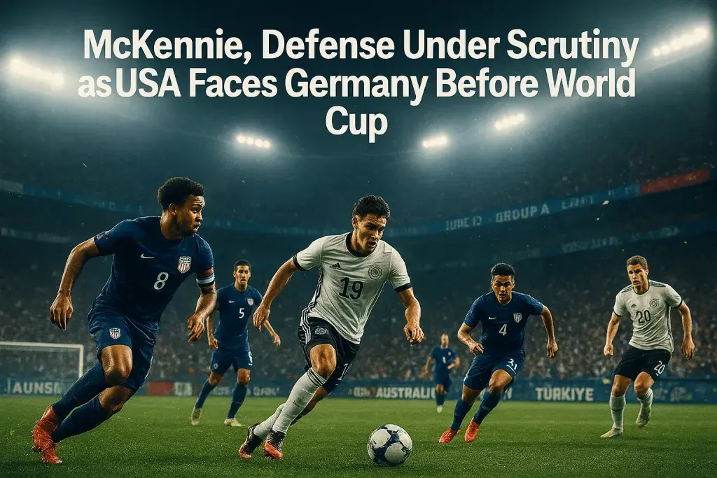 McKennie, Defense Under Scrutiny as USA Faces Germany Before World Cup