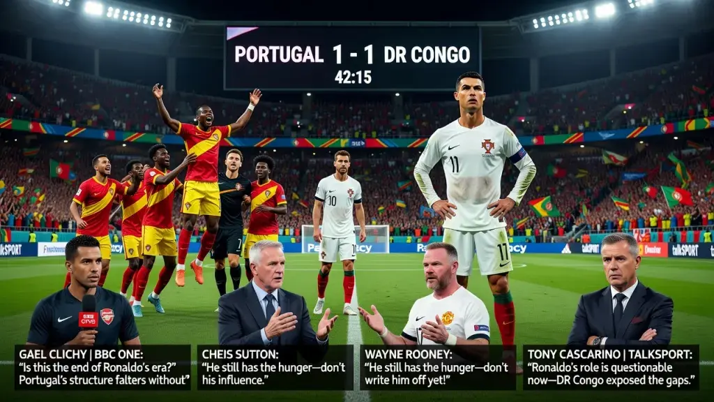 Clichy Questions Ronaldo's Role as Portugal Stumble Against DR Congo