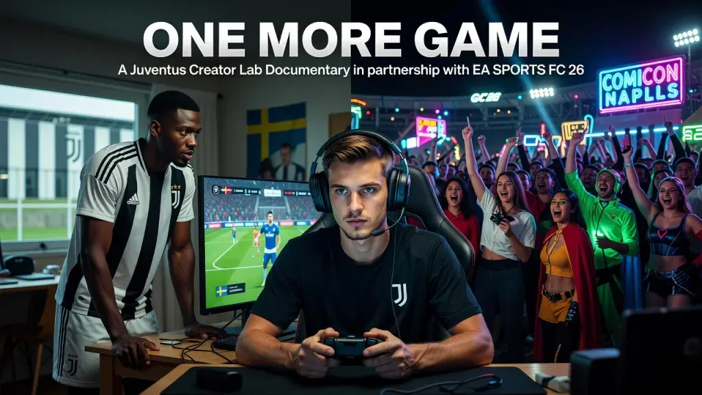 Juventus and EA SPORTS FC Launch "One More Game" Documentary on Pro Player Ollelito