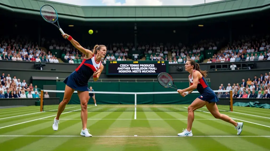 Czech Tennis Produces Another Wimbledon Final as Noskova Meets Muchova